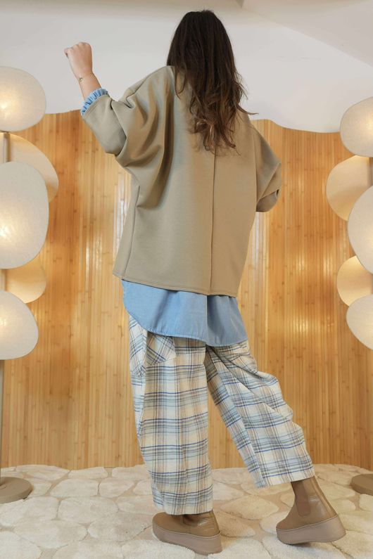 Soft Tech Batwing Top Mocha /9=